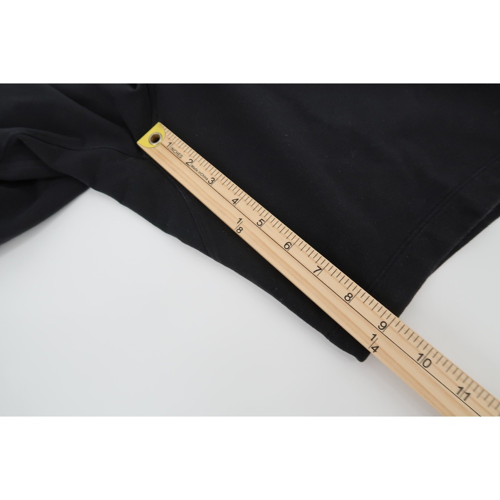 Lululemon Connector Shorts Mens Medium‎ Black Elastic Waist Stretch Sweat Lounge - Picture 7 of 7